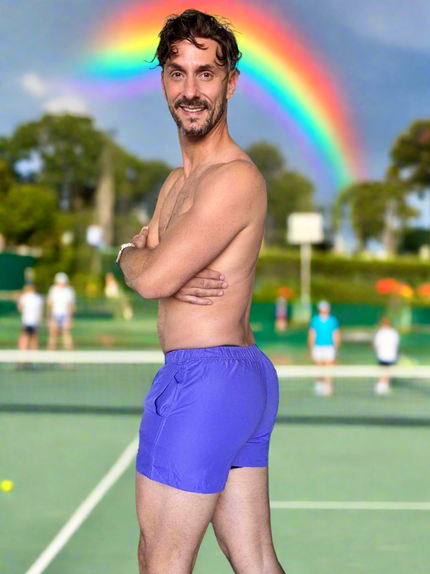 Wear it purple Swim Shorts