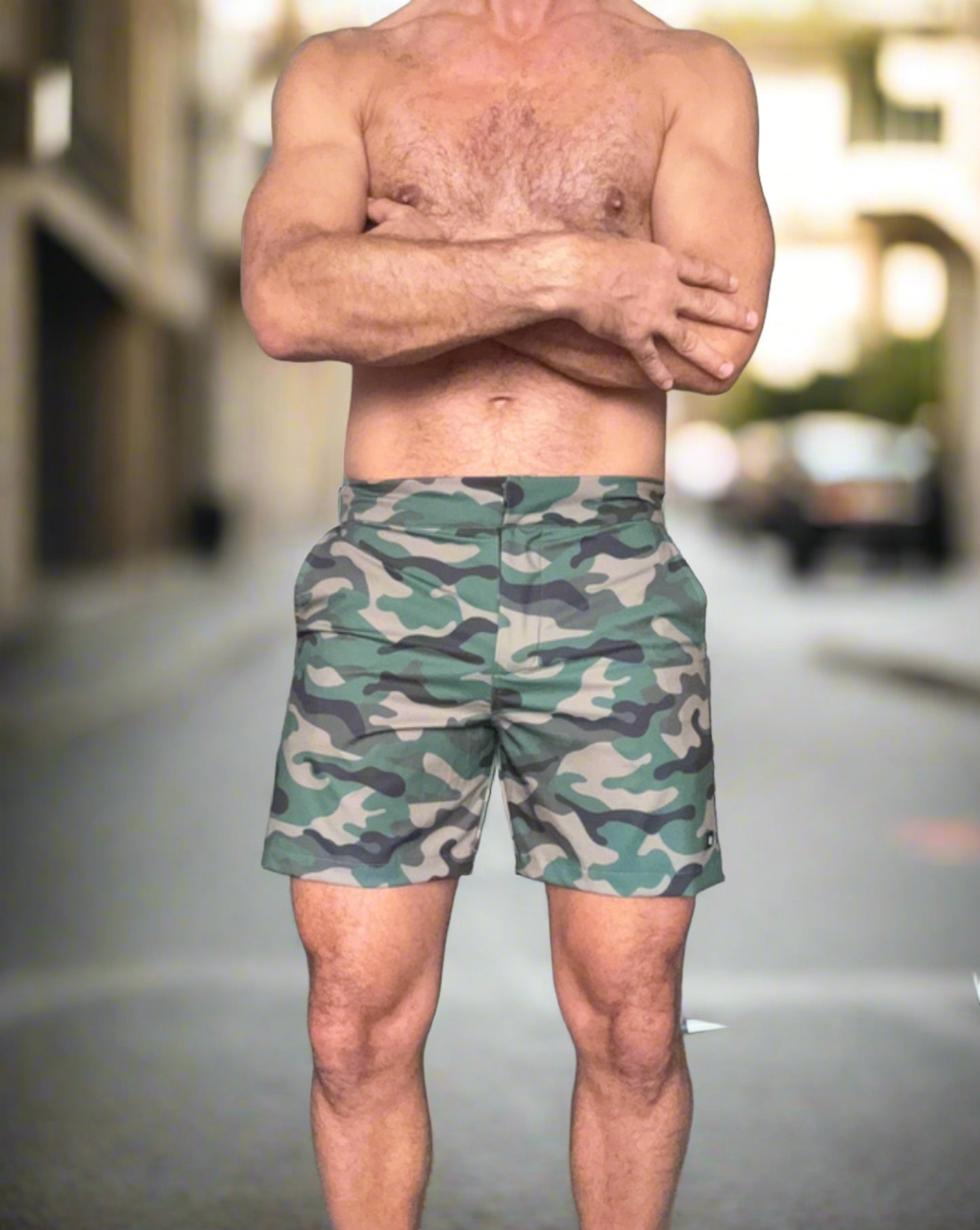 Urbane Camouflage-Shorts